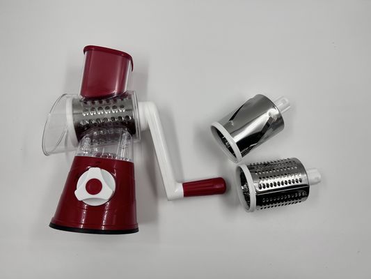 수동 회전 치즈 Grater 원형 Tumbling 상자 채소 쪼개기 Shredder 드럼