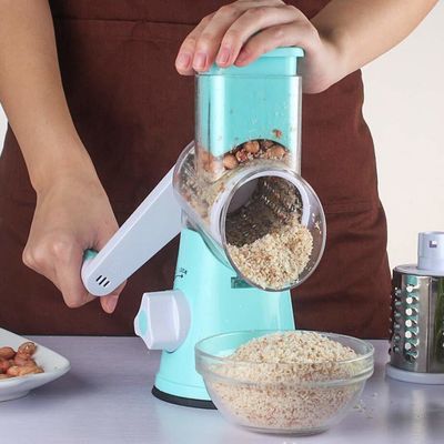 이 수동 회전 치즈 Grater 라운드 Tumbling 상자 Shredder와 함께 당신의 부엌을 업그레이드
