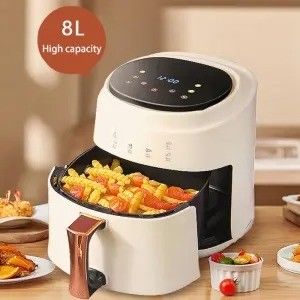 8L 1400W 스마트 터치 스크린 사용자 지정 기름 없는 전기 딥 프라이어