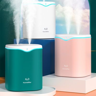 호텔 아로마테라피 USB 자동차 사무실 가정 에센셜 오일용 듀얼 노즐 공기 습기