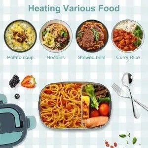 1.5L 용량 스테인레스 스틸 전기 식품 온도 점심 상자