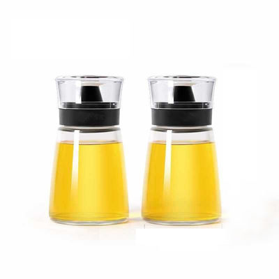 투명한 유리 오일 잔 170ML 식용품용 식초 오일 스프레이 병 세트 425g
