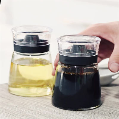 투명한 유리 오일 잔 170ML 식용품용 식초 오일 스프레이 병 세트 425g