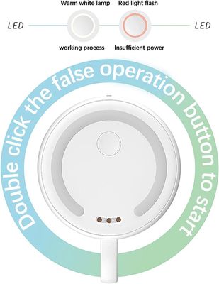 NO 앱 제어 미니 주커 컵 셰이크와 스무디용 플라스틱 USB 휴대용 블렌더