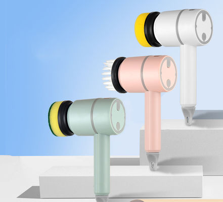 지속 가능한 부엌 및 욕실 청소용 전기 청소 브러쉬 USB 재충전