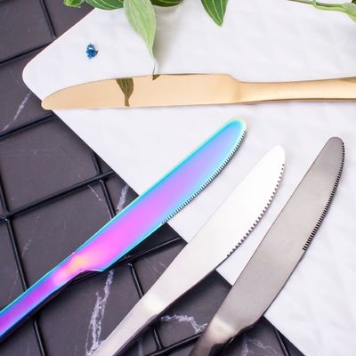 193G 용품 대용품 금으로 칠한 스테인레스 스틸 식기용품 세트 주방 포크?? 가리 칼