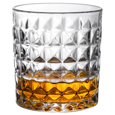 300ml 용량의 위스키 테킬라 컵과 맥스 다이아몬드 유리 용품