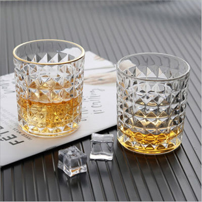 300ml 용량의 위스키 테킬라 컵과 맥스 다이아몬드 유리 용품