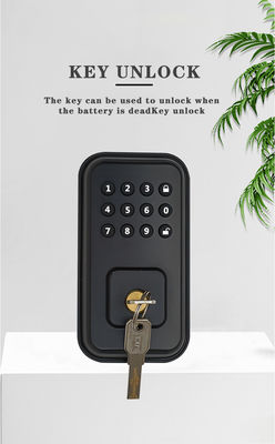 배터리로 작동하는 디지털 스마트 잠금과 TTlock Tuya WiFi 앱으로 문을 보호하세요