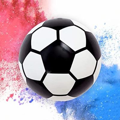 성별을 밝히는 프로페시 콩페티 파우더 필러 14*14*14cm 아기 기념식용 축구