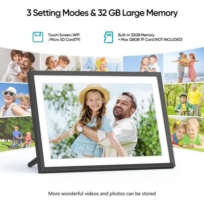 공급품 대량 10인치 16g 와이파이 LCD 클라우드 비디오 다운로드 프레임 디지털 사진 그림 프레임