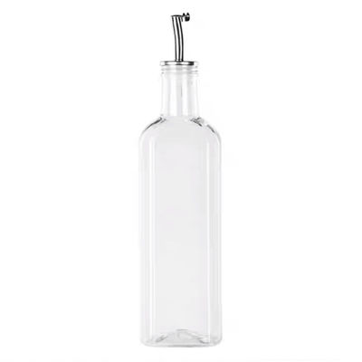 녹유 유리 오일 드리즐러 500ml 주방 요리를 위해 함선 스테인레스 스틸 발러