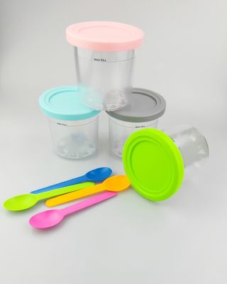 NC299AMZ NC300s 시리즈에 대한 아이스크림 용기 4 PC 600ML 재사용 및 친환경