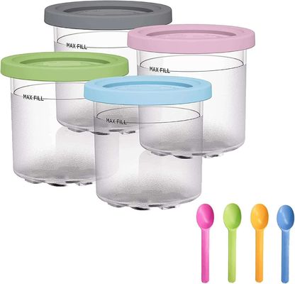 NC299AMZ NC300s 시리즈에 대한 아이스크림 용기 4 PC 600ML 재사용 및 친환경
