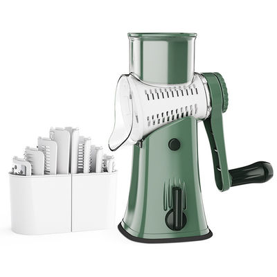 다기능 5 in 1 로터리 드럼 타입 Grater Shredder와 함께 채소 컷러 슬레이커