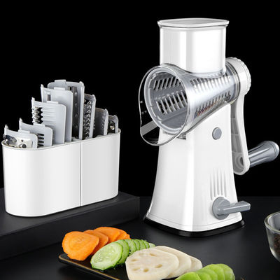 다기능 5 in 1 로터리 드럼 타입 Grater Shredder와 함께 채소 컷러 슬레이커