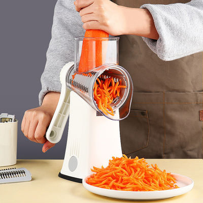 다기능 5 in 1 로터리 드럼 타입 Grater Shredder와 함께 채소 컷러 슬레이커