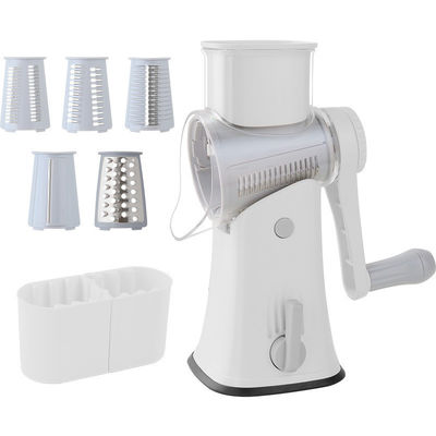 지속가능한 부엌 도구 5 in 1 로터리 graters 채소를 깎고 긁는