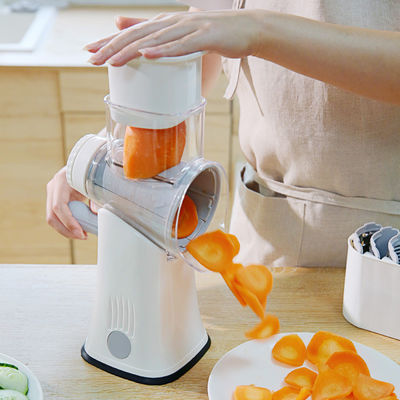 지속가능한 부엌 도구 5 in 1 로터리 graters 채소를 깎고 긁는