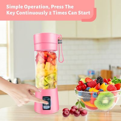 380ml 용량 미니 블렌더 USB 재충전 가능한 과일 주스 휴대용 쥬싱 컵 가정용