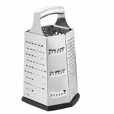 스테인리스 스틸 6면 디자인으로 편리한 휴대용 채소 썰기 및 치즈 Grater
