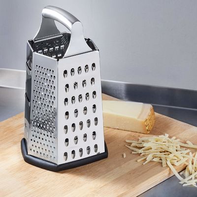 스테인리스 스틸 6면 디자인으로 편리한 휴대용 채소 썰기 및 치즈 Grater