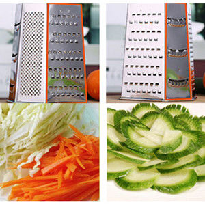 스테인리스 스틸 6면 디자인으로 편리한 휴대용 채소 썰기 및 치즈 Grater