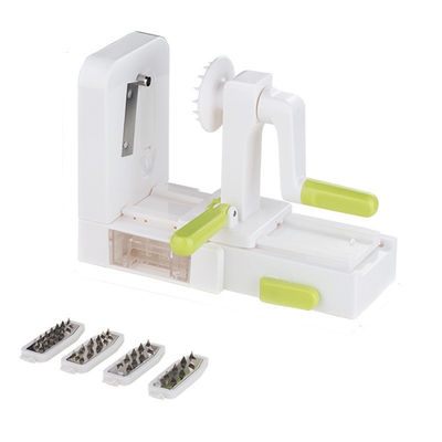 로터리 과일 채소 Grater 5 In 1 멀티 부엌 수동 리본 커터 나선 슬라이서