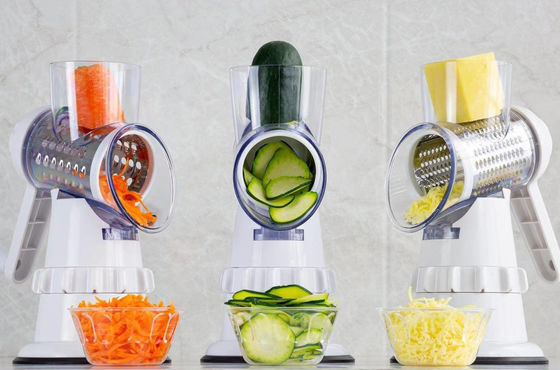 통합 부엌 grater 스테인리스 스틸 수동 채소 썰기