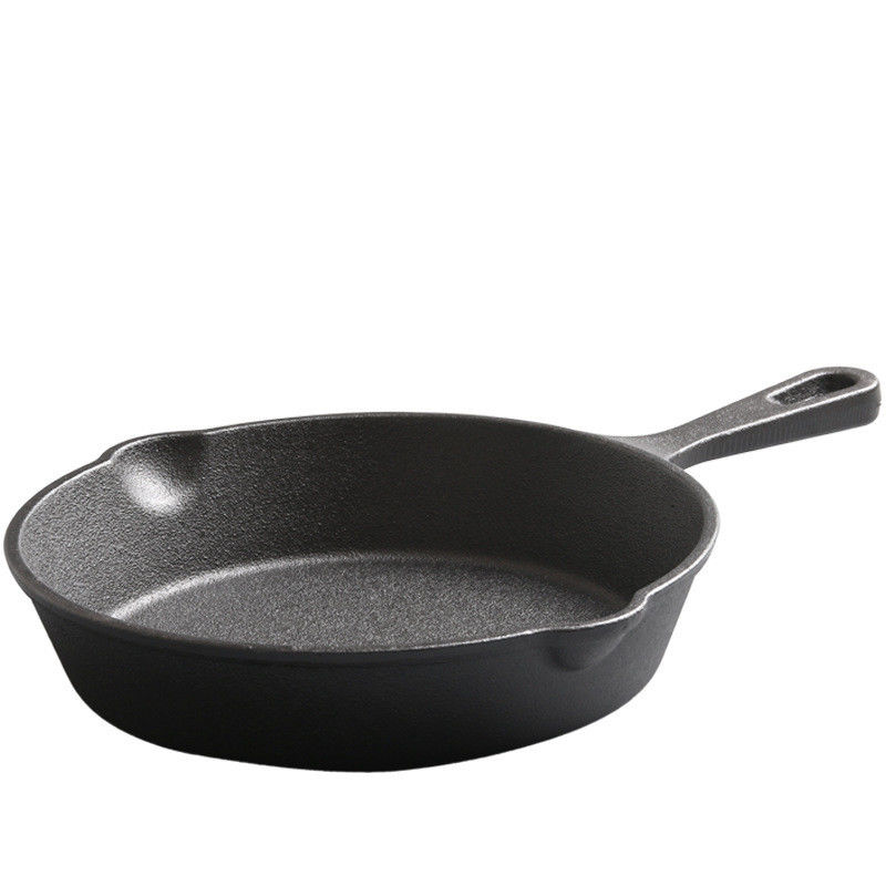 반착성 선순환 Cast Iron Skillet Black 지속가능한 야외 요리용품