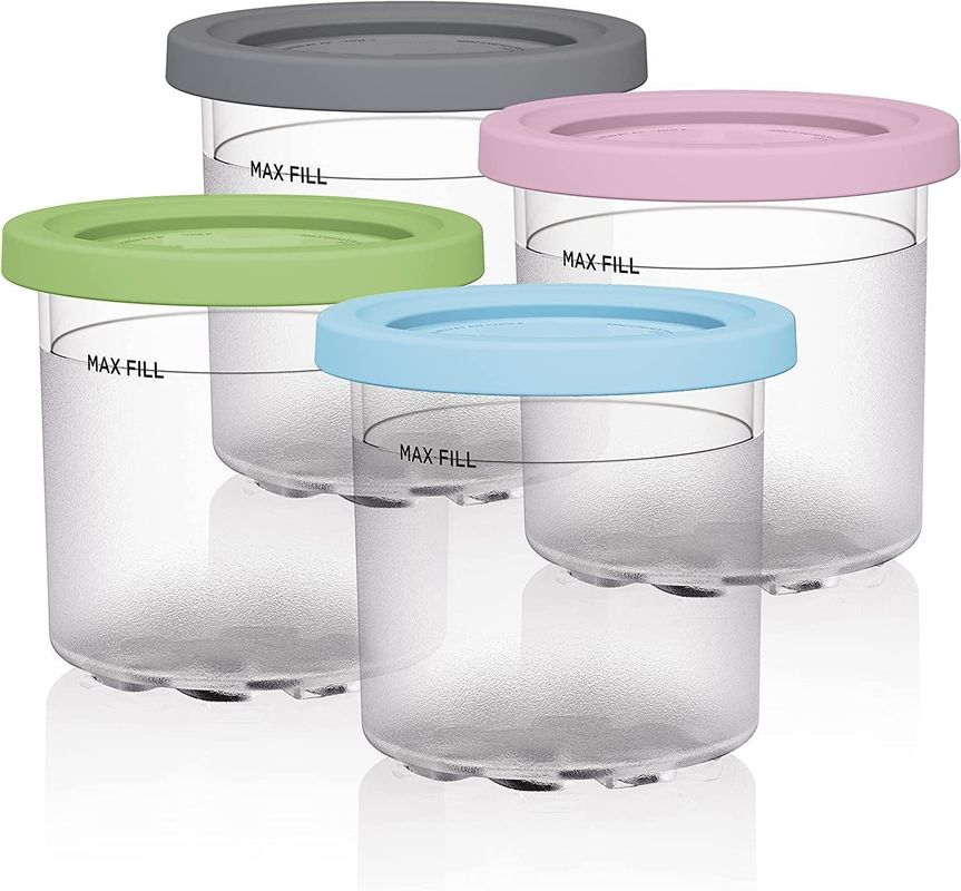 NC299AMZ NC300s 시리즈에 대한 아이스크림 용기 4 PC 600ML 재사용 및 친환경