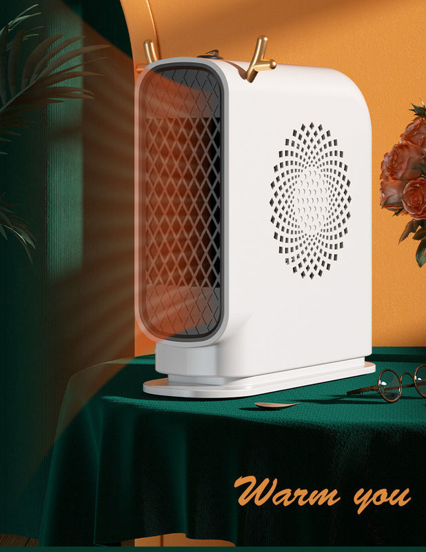 설치 휴대용 겨울 실내 500W 미니 데스크톱 레트로 전기 히터 가정용