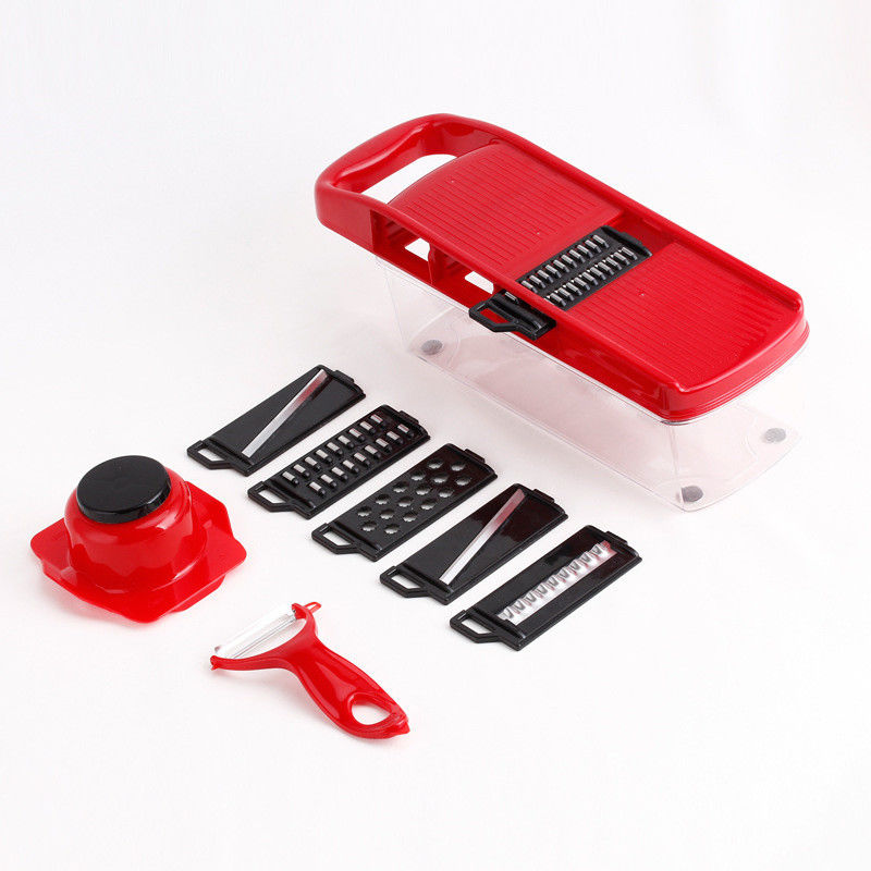 10 in 1 채소 절단기 Grater Slicer 지속 가능한 과일 채소 절단 도구