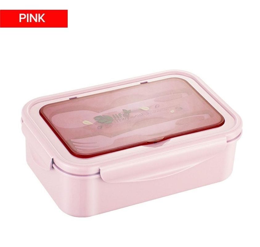 생산 스푼 / 포크 / 칼 / 톱스틱 키트 BPA 없는 1400 ML PP5 어린이 / 성인용 점심 상자