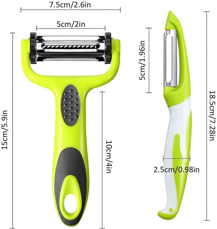 주방용 다기능 스테인리스 스틸 펠러 칼 19*2.5*2cm OEM/ODM 허용